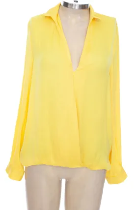 Blusa color Amarillo - Stradivarius