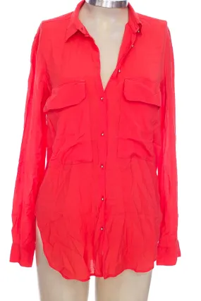 Blusa color Rojo - Zara