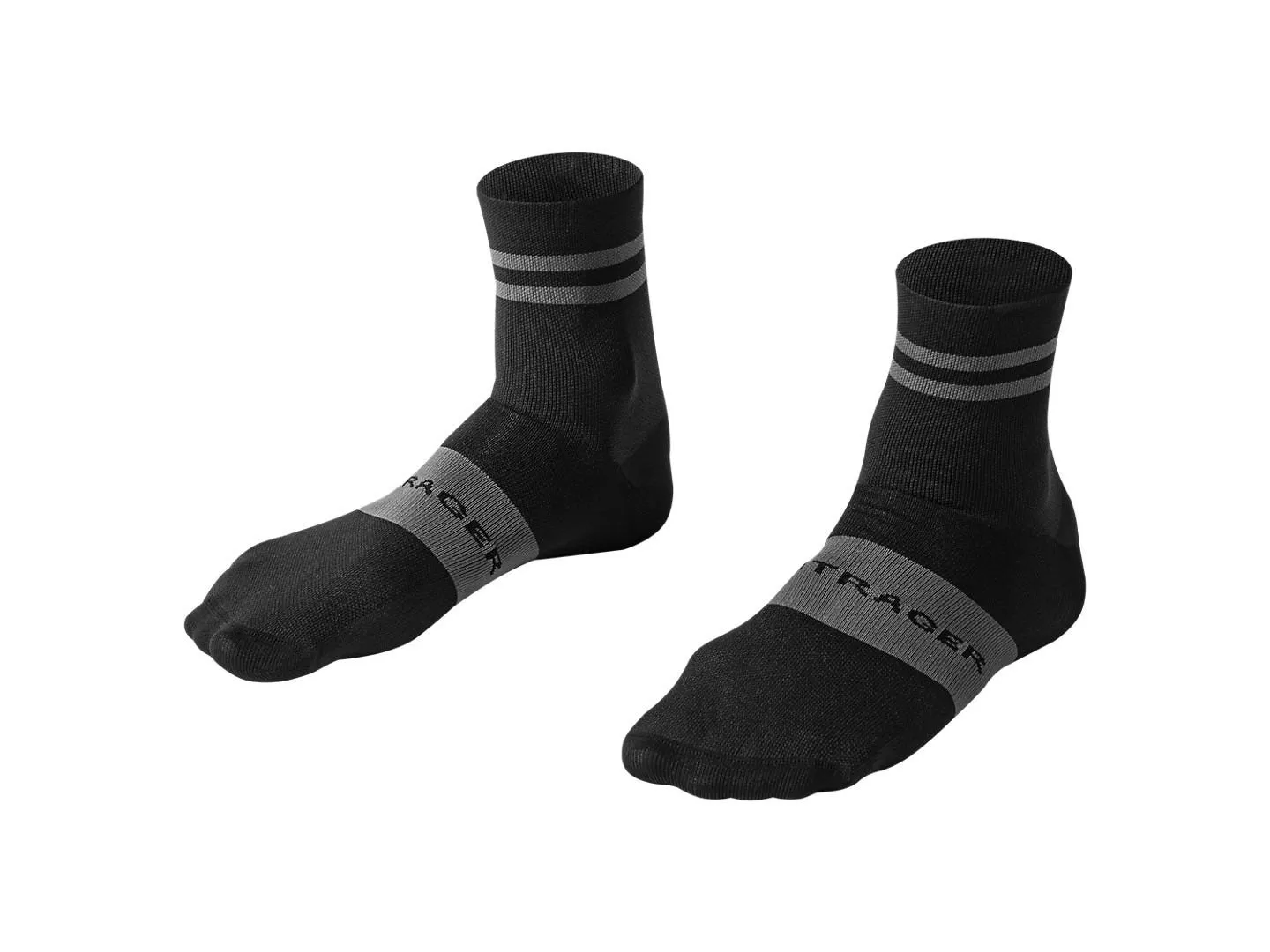 Calcetines de ciclismo Bontrager Race Quarter Negro