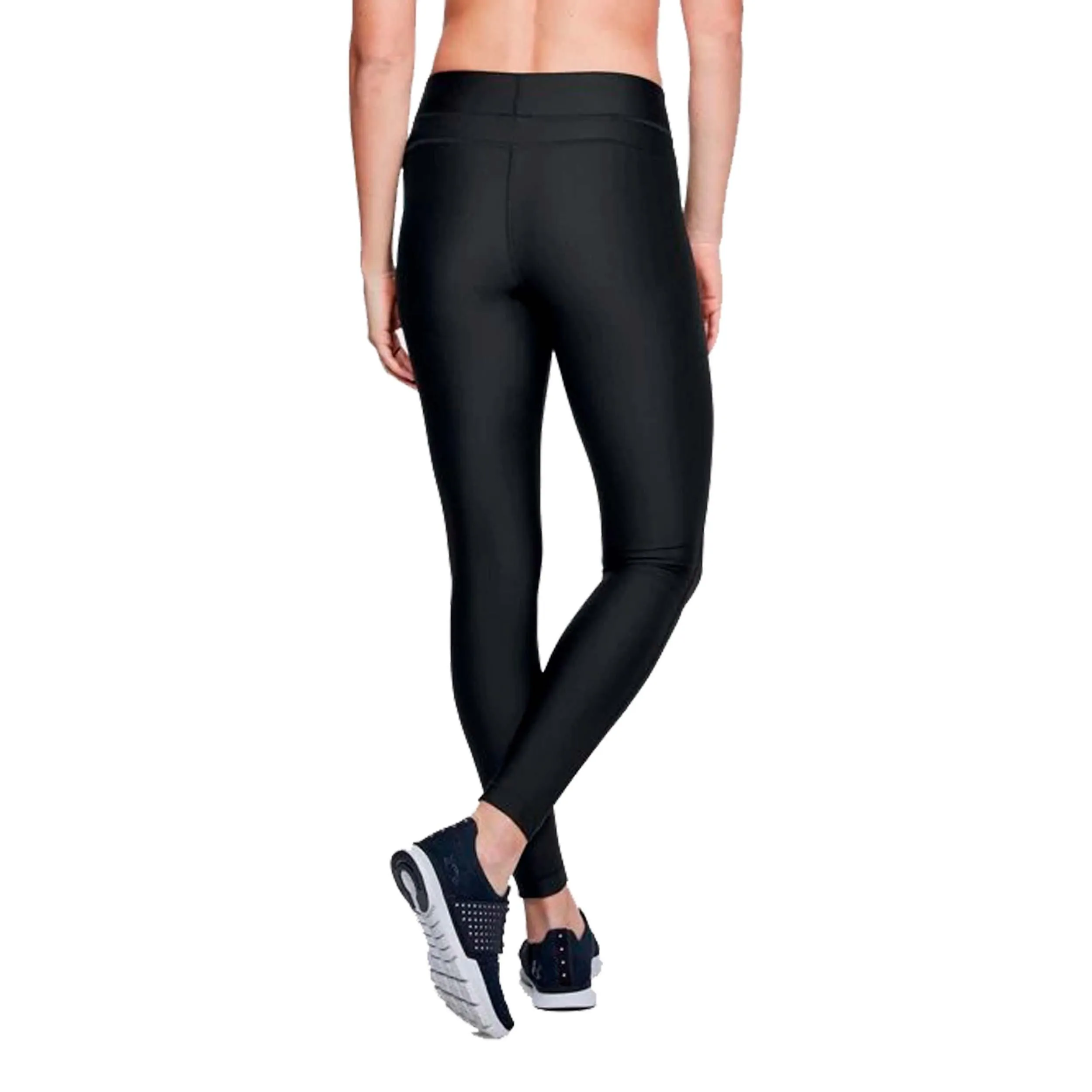 Calza Larga Compresión Mujer Under Armour HeatGear® Negra