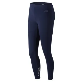 Calza Larga Mujer New Balance Essentials Legging Azul