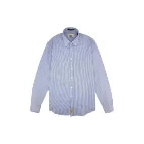 Camisa Bradford Cotton Stripes Hombre White/Blue