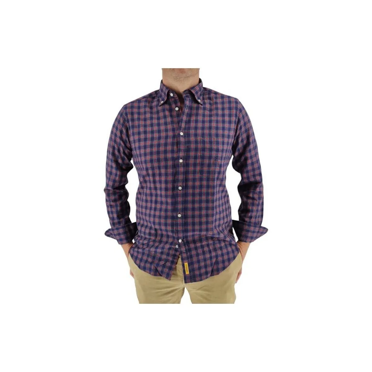 Camisa Bradford Flanella Hombre Blue/Red