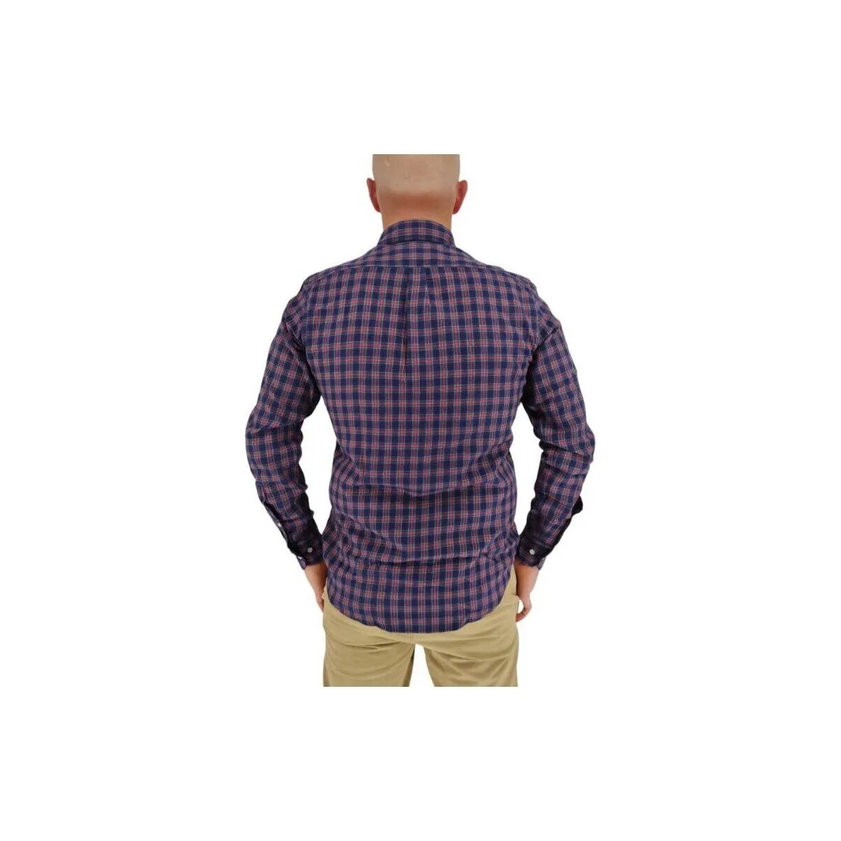 Camisa Bradford Flanella Hombre Blue/Red