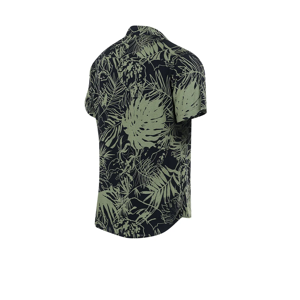 Camisa Hang Loose Leaf Negra