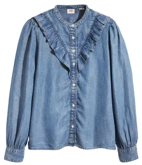 CAMISA VAQUERA CON VOLANTES MUJER LEVI'S