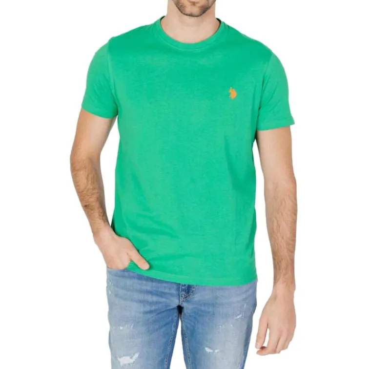 CAMISETA CON LOGO BORDADO HOMBRE US POLO