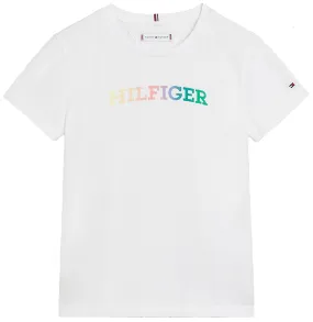 CAMISETA CON LOGO MONOTIPO MULTICOLOR NIÑA TOMMYHILFIGER