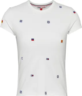 CAMISETA CON LOGOS BORDADOS MUJER TOMMY JEANS ARCHIVE