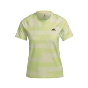 Camiseta de running para mujer - adidas Fast Allover Print - HD7029