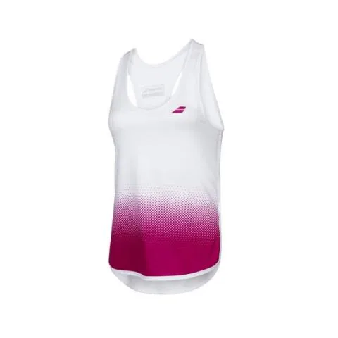 Camiseta de tirantes - Babolat Compete BlancoRosa - 2WS20071 1028