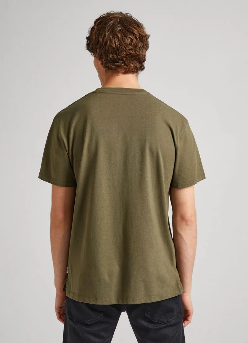 Camiseta Pepe Jeans para Hombre Colden Color Verde Militar