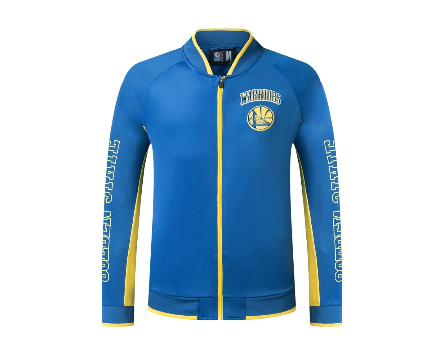 Chaqueta Básquetbol Hombre NBA Golden State Warriors Azul/Amarillo