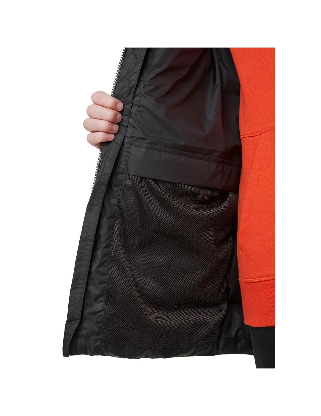 Chaqueta Hombre HH Active Puffy Long Jacket Negra