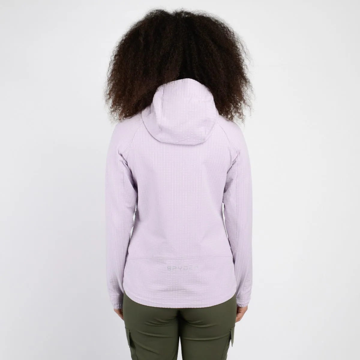 Chaqueta Outdoor Mujer Spyder Liviana Hoodie Lila