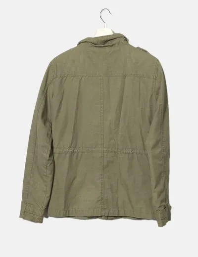 H&M Parka verde militar