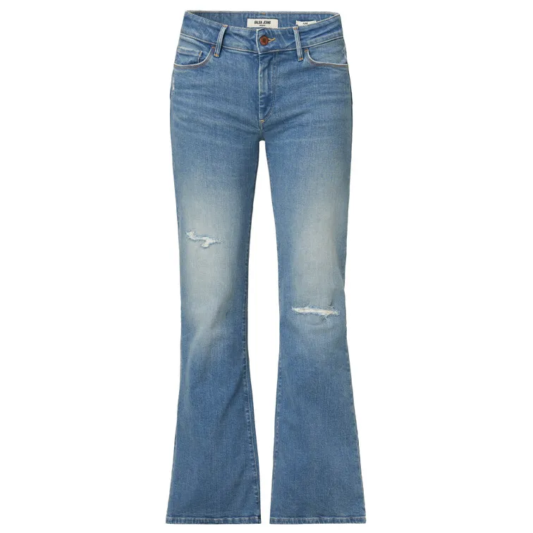 JEANS WONDER PUSH UP FLARE CON ROTOS MUJER SALSA