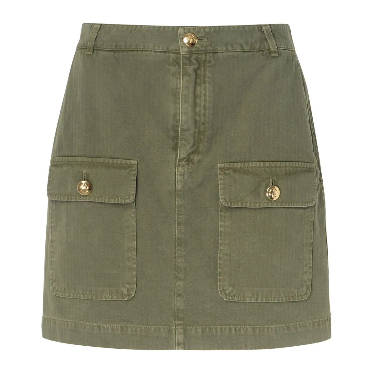 Minifalda  Aliza verde militar