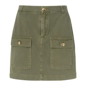 Minifalda  Aliza verde militar