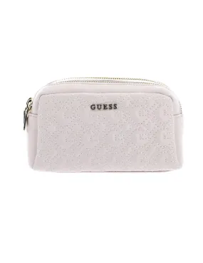 Neceser Guess rosa palo doble cierre cremallera para mujer