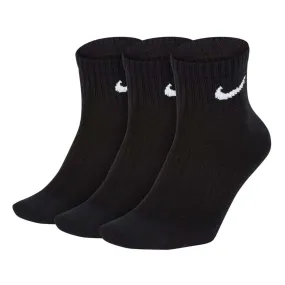 Pack 3 Pares de calcetines Nike Everyday Lightweight Ankle Negro