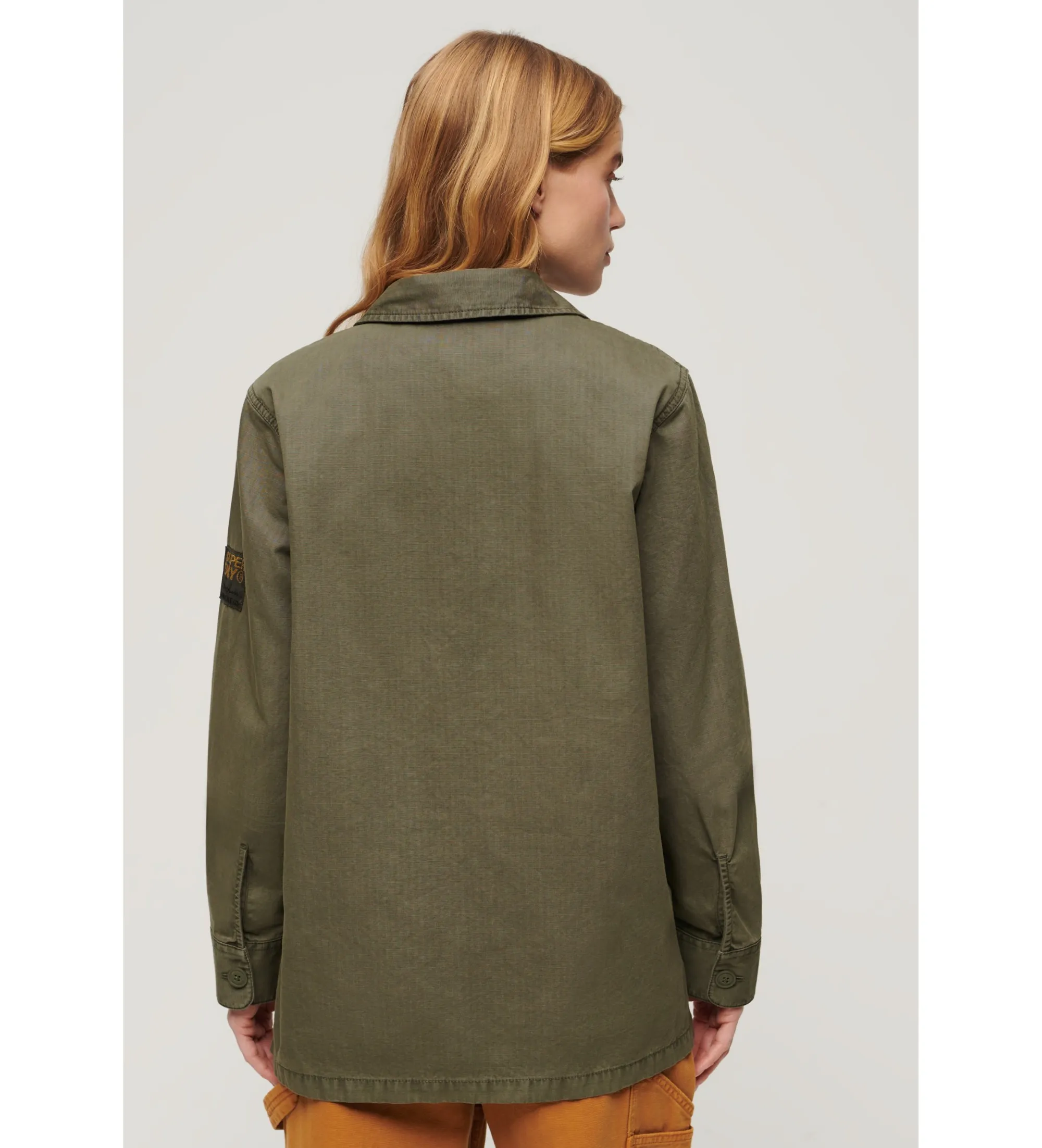 Sobrecamisa militar verde