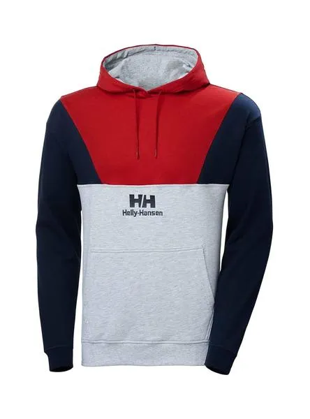 sudadera helly hansen blocked gris para hombre