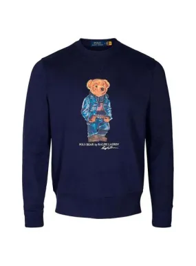 sudadera polo ralph lauren teddy marino hombre