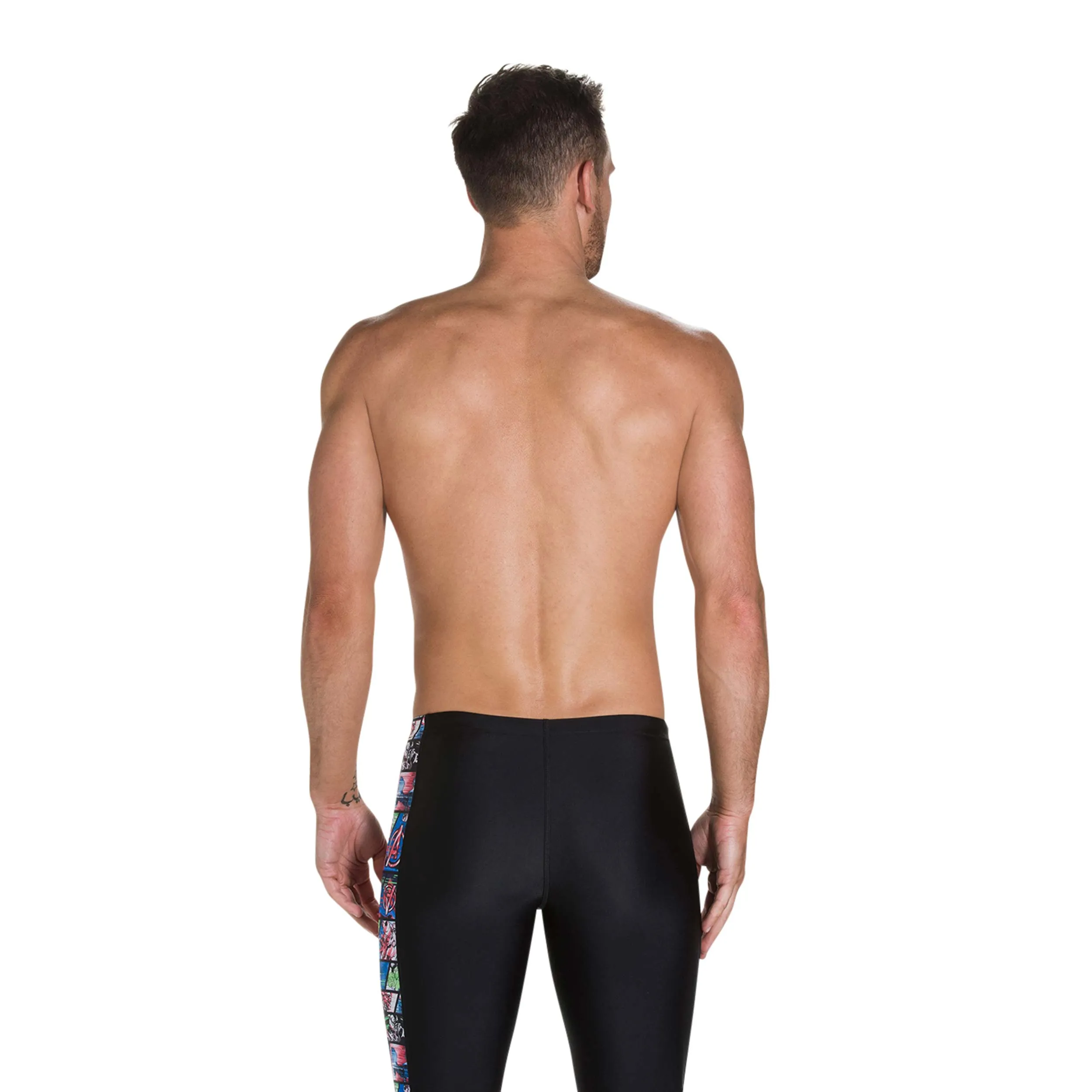 Traje de Baño Hombre Speedo Jammer Marvel Allover Negro