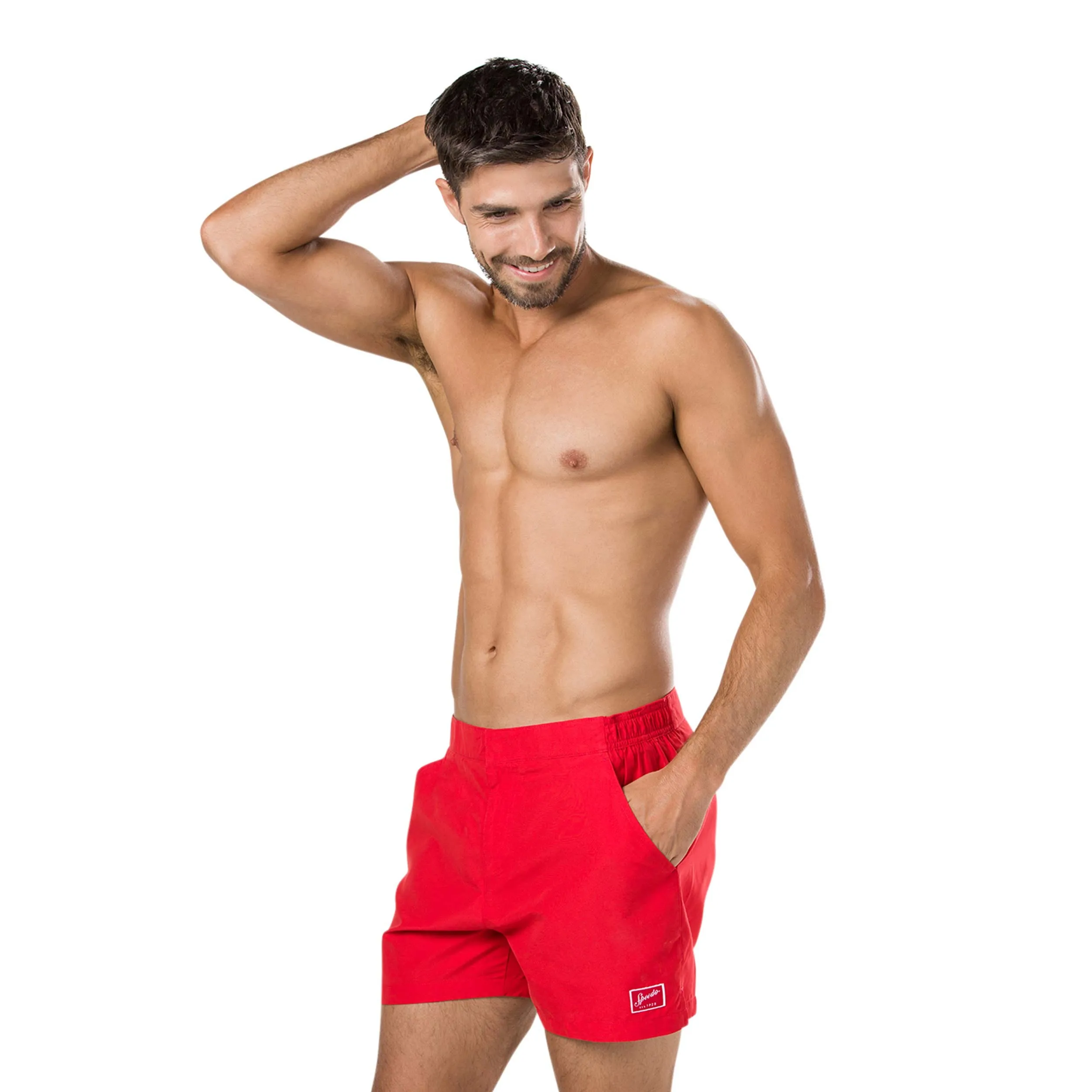 Traje De Baño Hombre Speedo Vintage Watershort Rojo