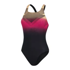 Traje de Baño Mujer Speedo Digital Placement Medalist Bicolor