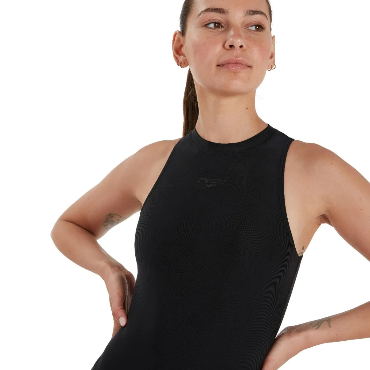 Traje de Baño Mujer Speedo Essential Hydrasuit Flex Negro