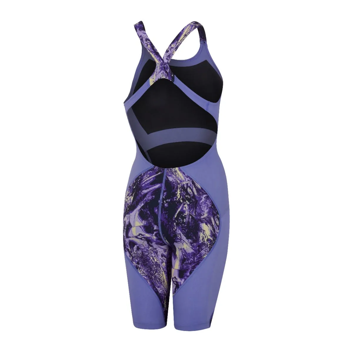 Traje de Baño Mujer Speedo Fastskin LZR Ignite Openback Kneeskin Purpura