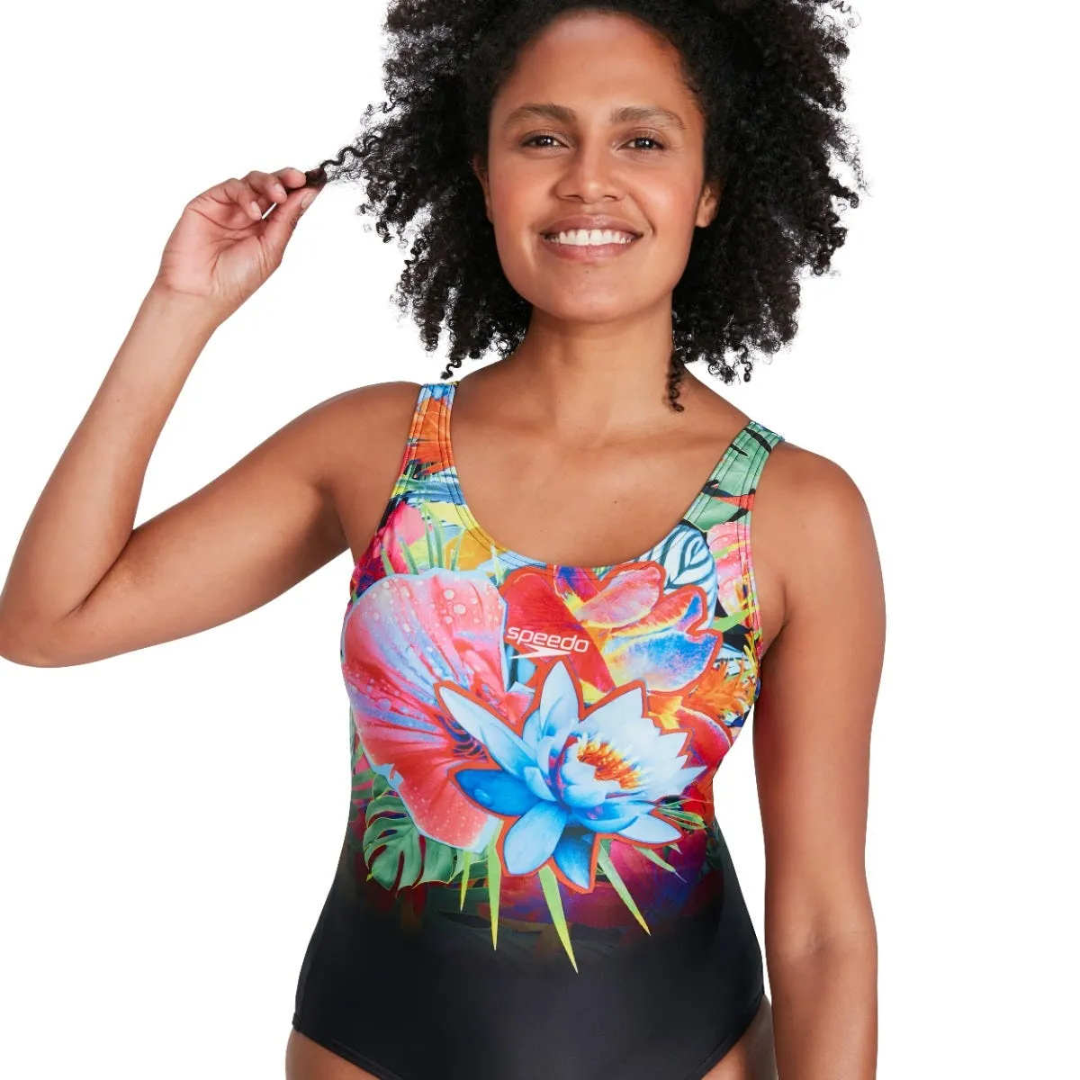 Traje de Baño Mujer Speedo U-Back Negro