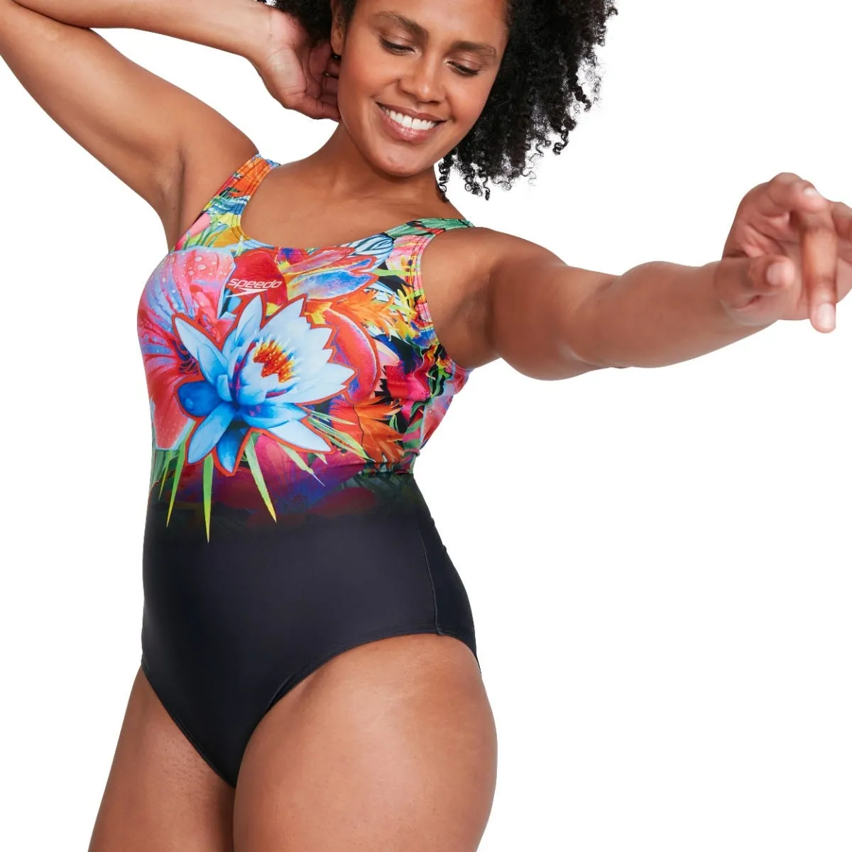 Traje de Baño Mujer Speedo U-Back Negro