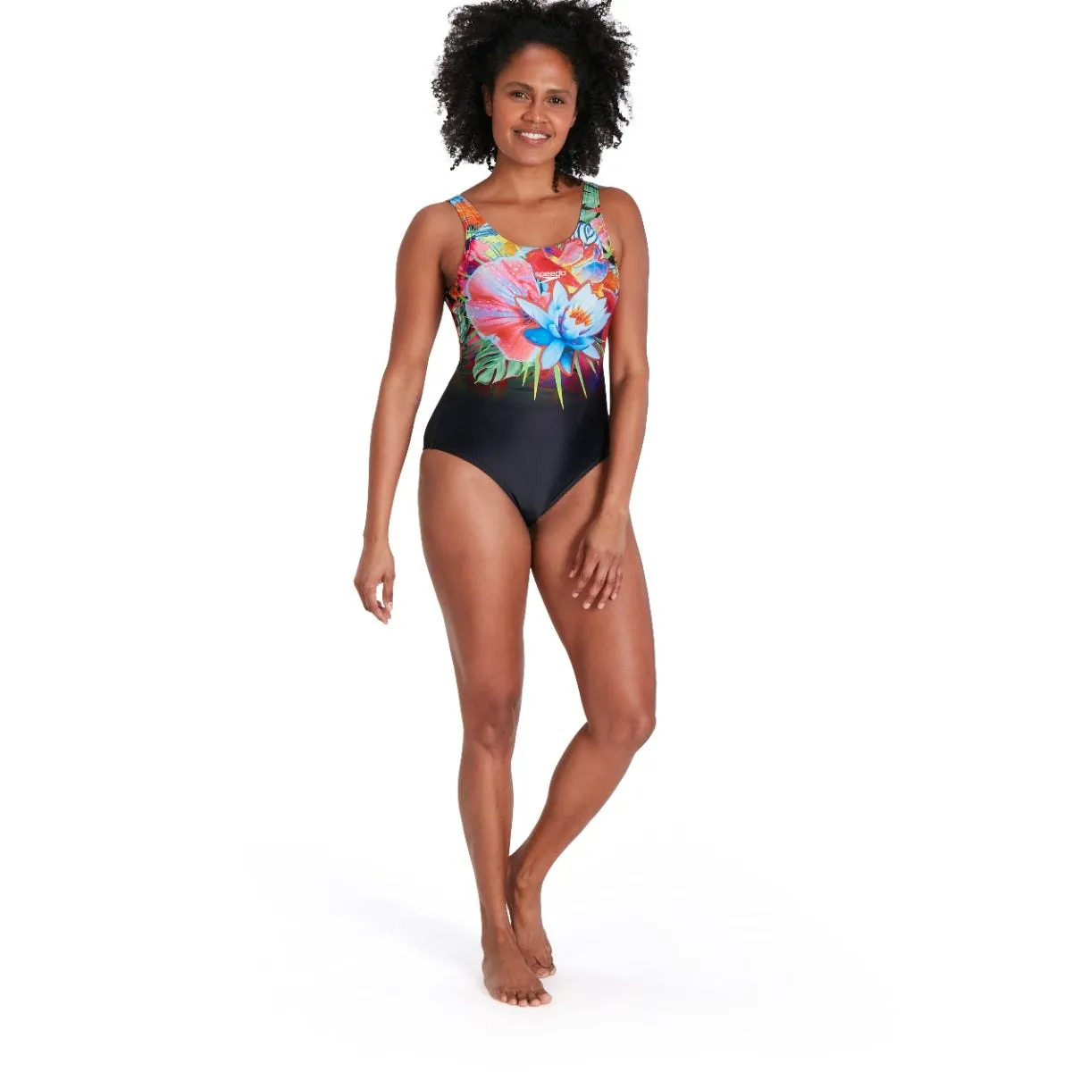 Traje de Baño Mujer Speedo U-Back Negro