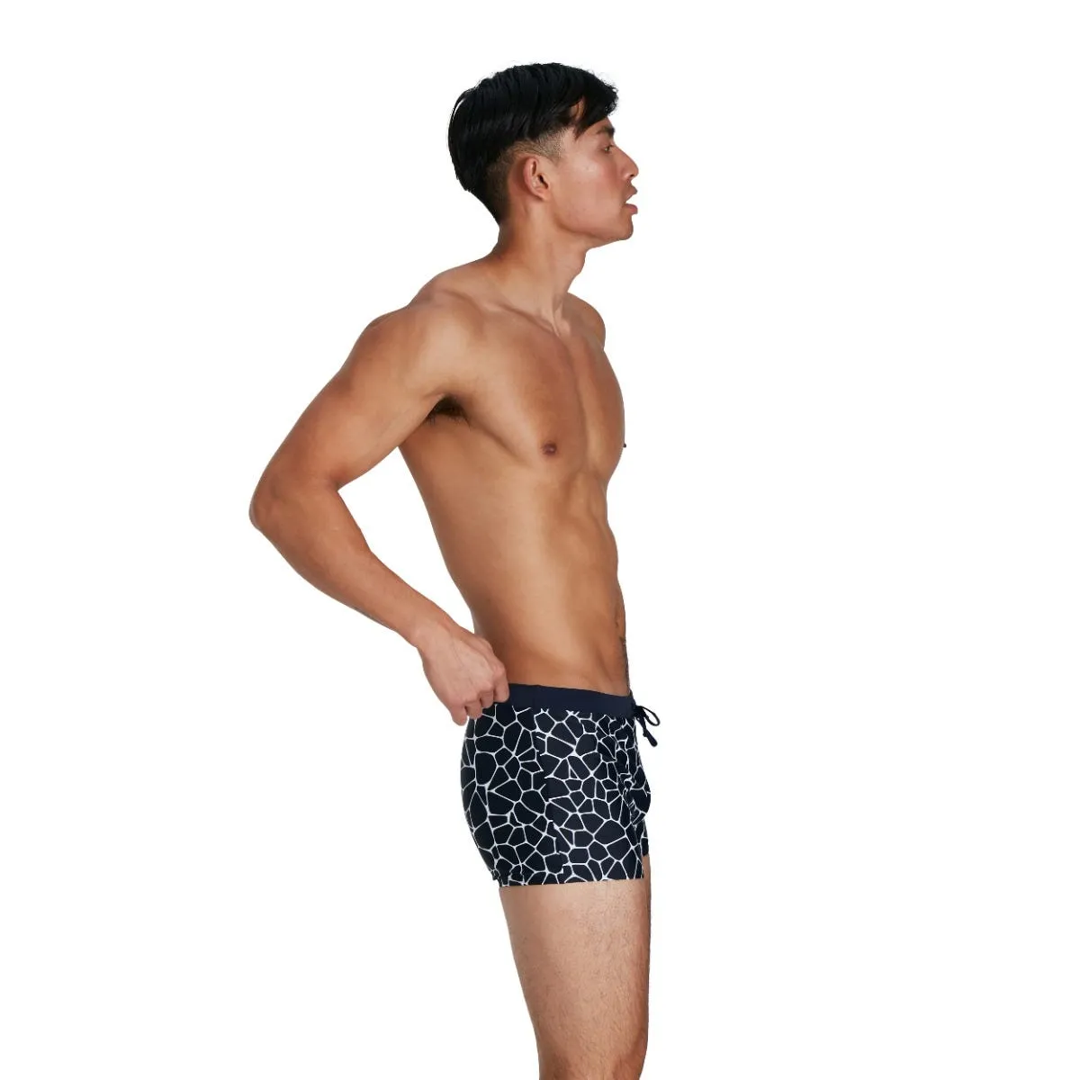 Traje de Baño Natación Hombre Speedo Valmilton Aquashort Azul