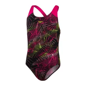 Traje de Baño Natación Niña Speedo Allover Splashback Bicolor