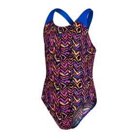 Traje de Baño Natación Niña Speedo Allover Splashback Rosado