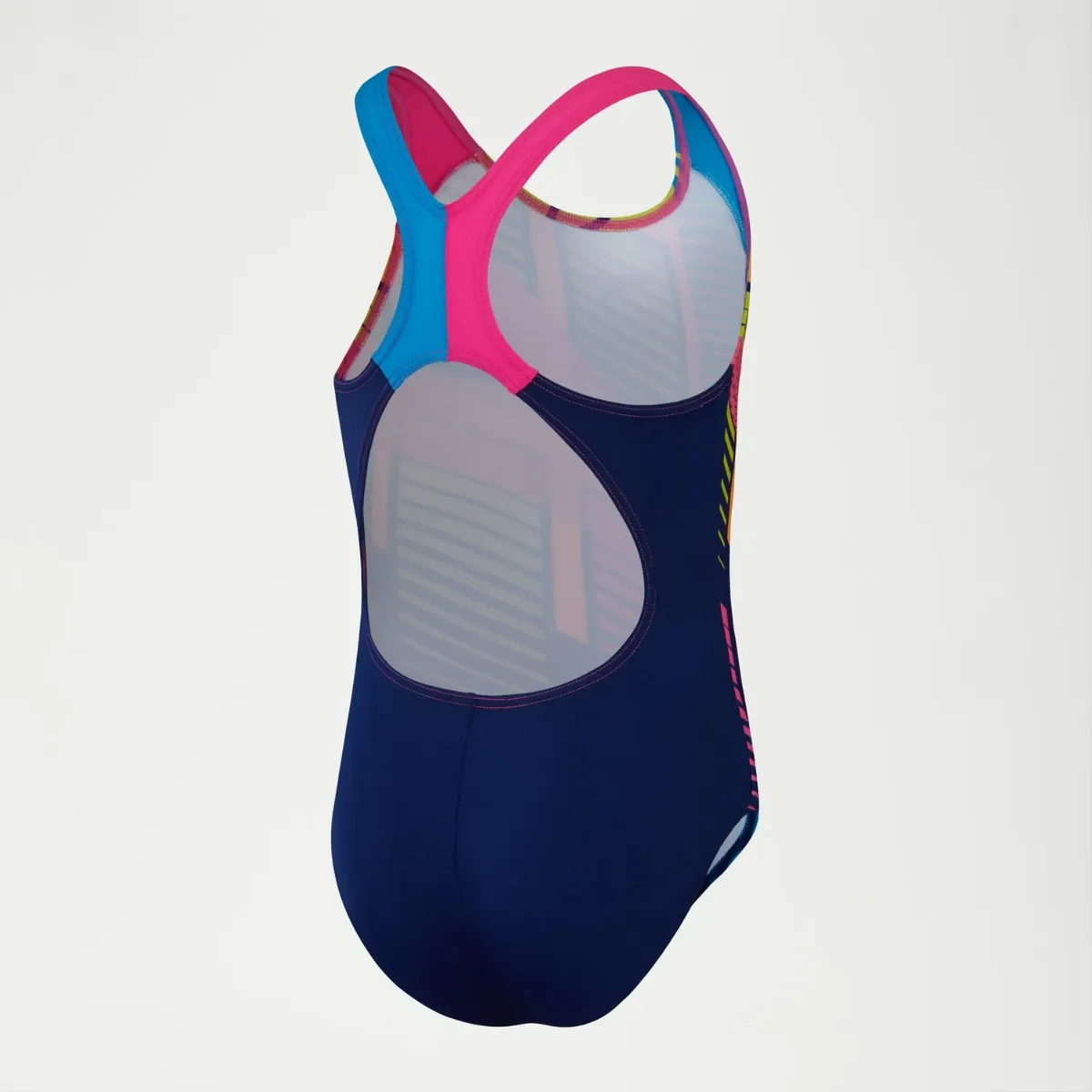 Traje de Baño Natación Niña Speedo Digital Placement Splashback Azul