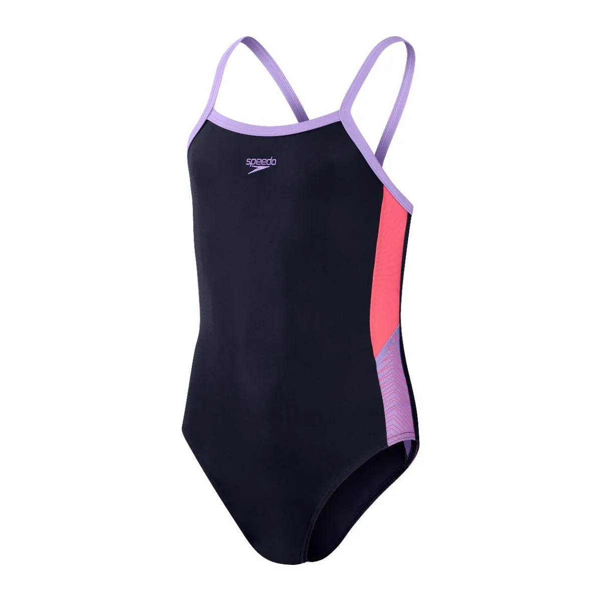 Traje de Baño Natación Niña Speedo Dive Thinstrap Muscleback Azul