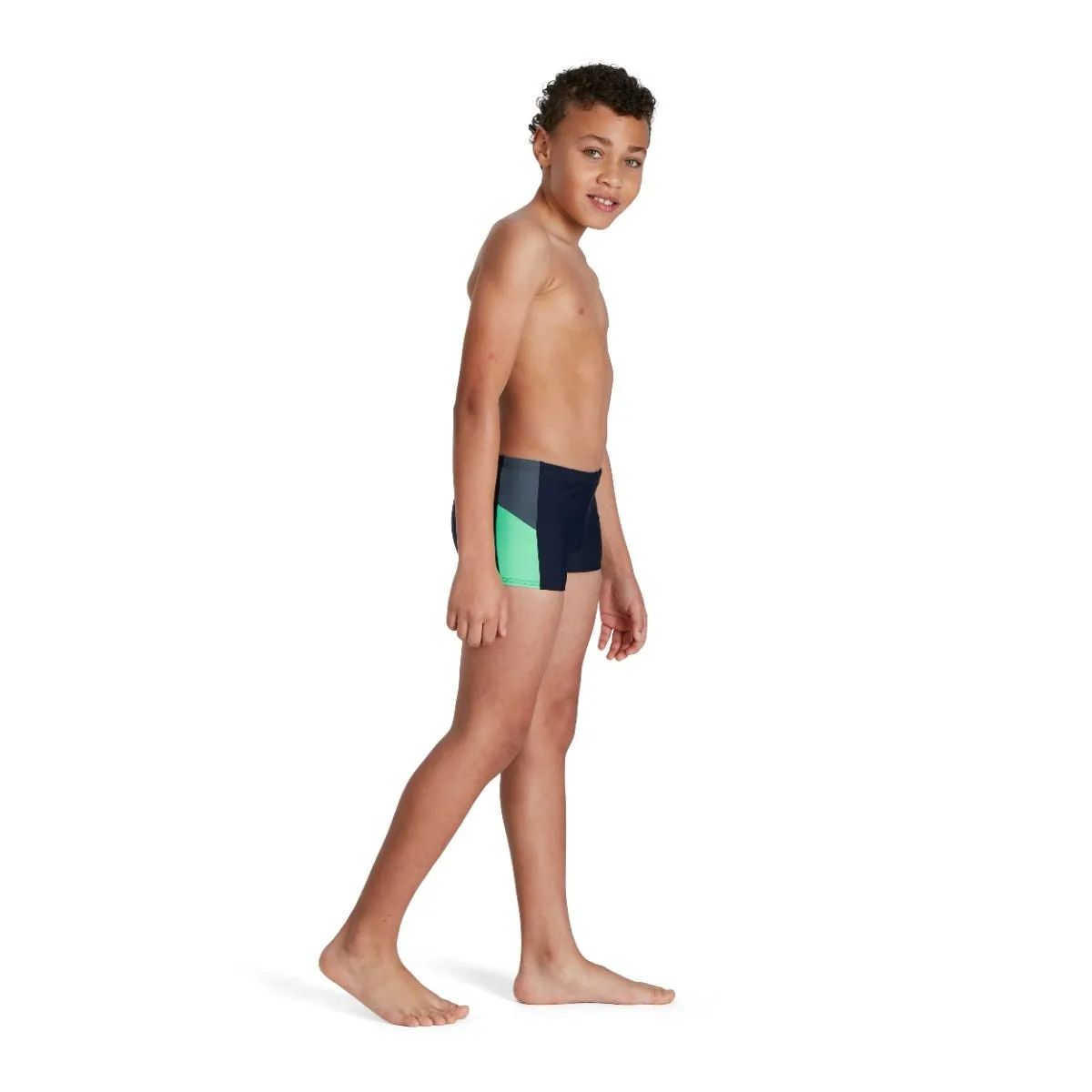 Traje de Baño Natación Niño Speedo Dive Aquashort Negro