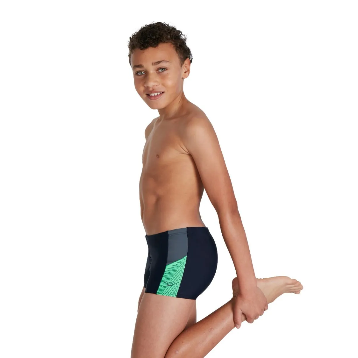 Traje de Baño Natación Niño Speedo Dive Aquashort Negro