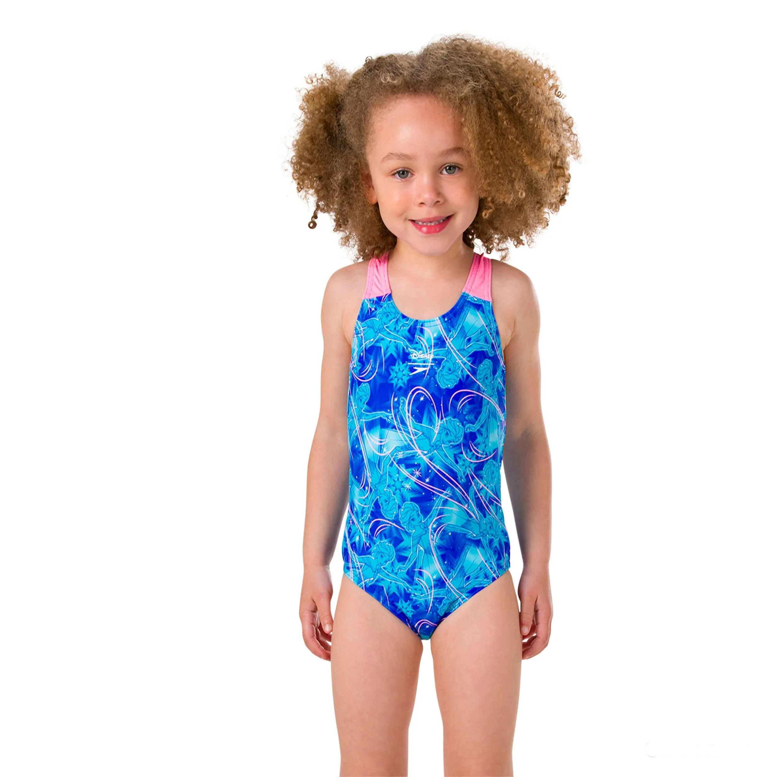 Traje de Baño Niña Speedo Frozen Disney Azul