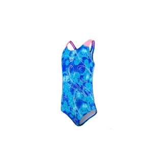 Traje de Baño Niña Speedo Frozen Disney Azul