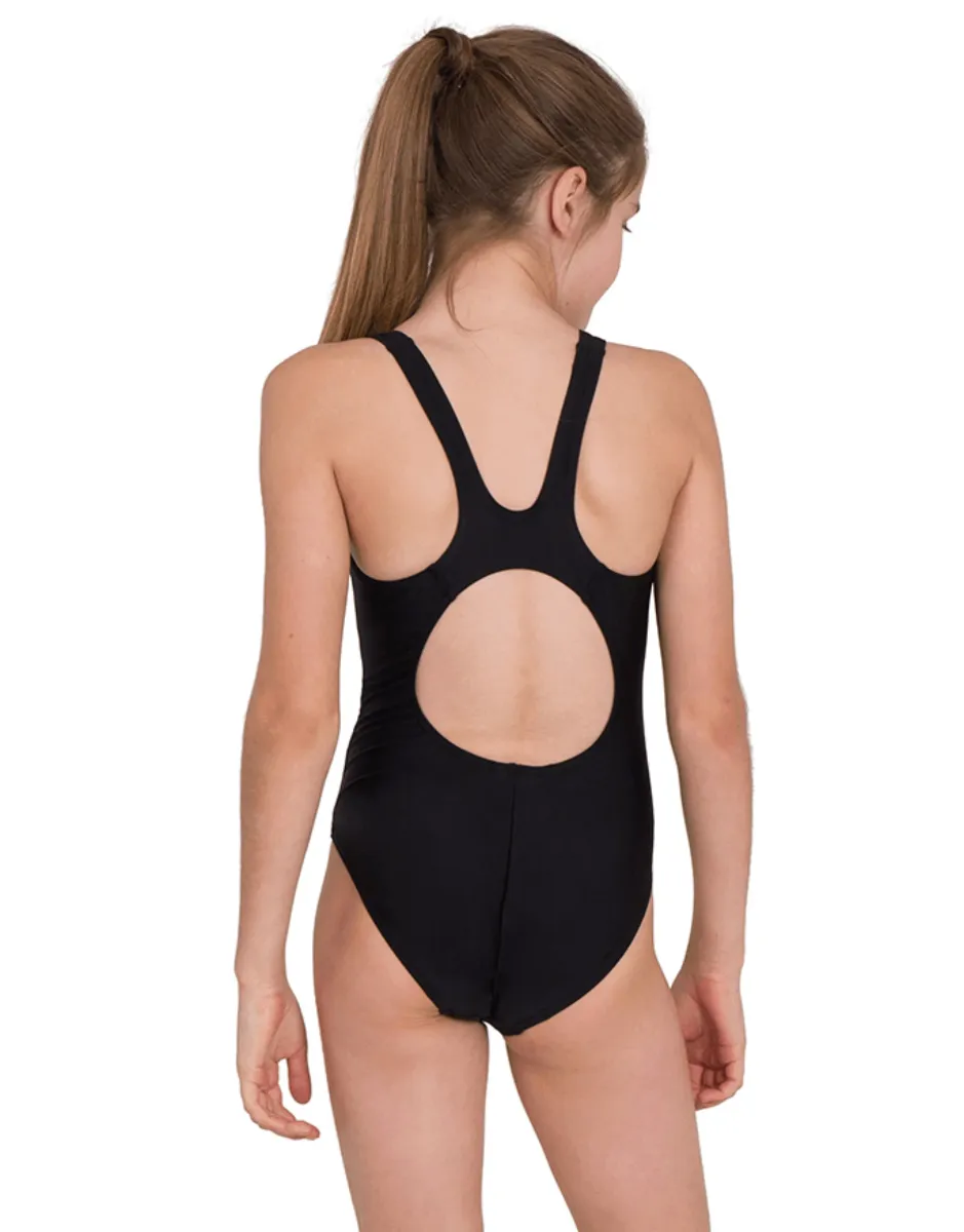 Traje de Baño Niña Speedo Plastisol Placement Muscleback Negro