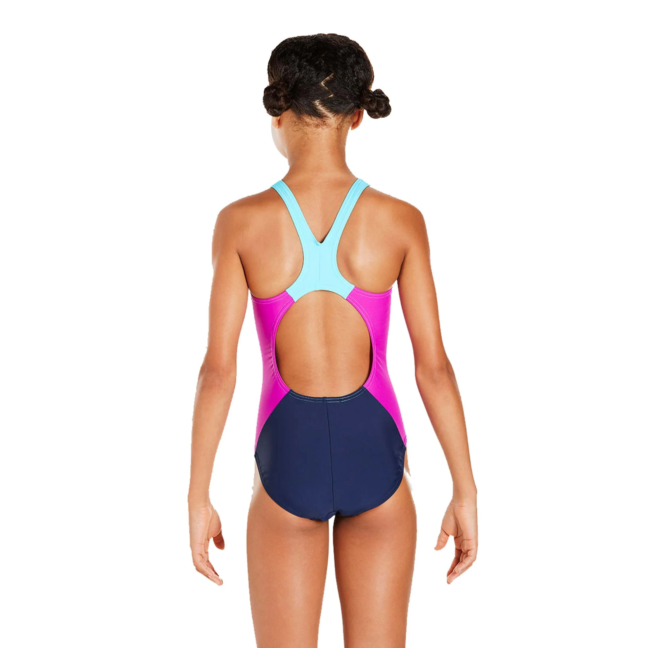 Traje de Baño Niña Speedo Splashback Azul Marino