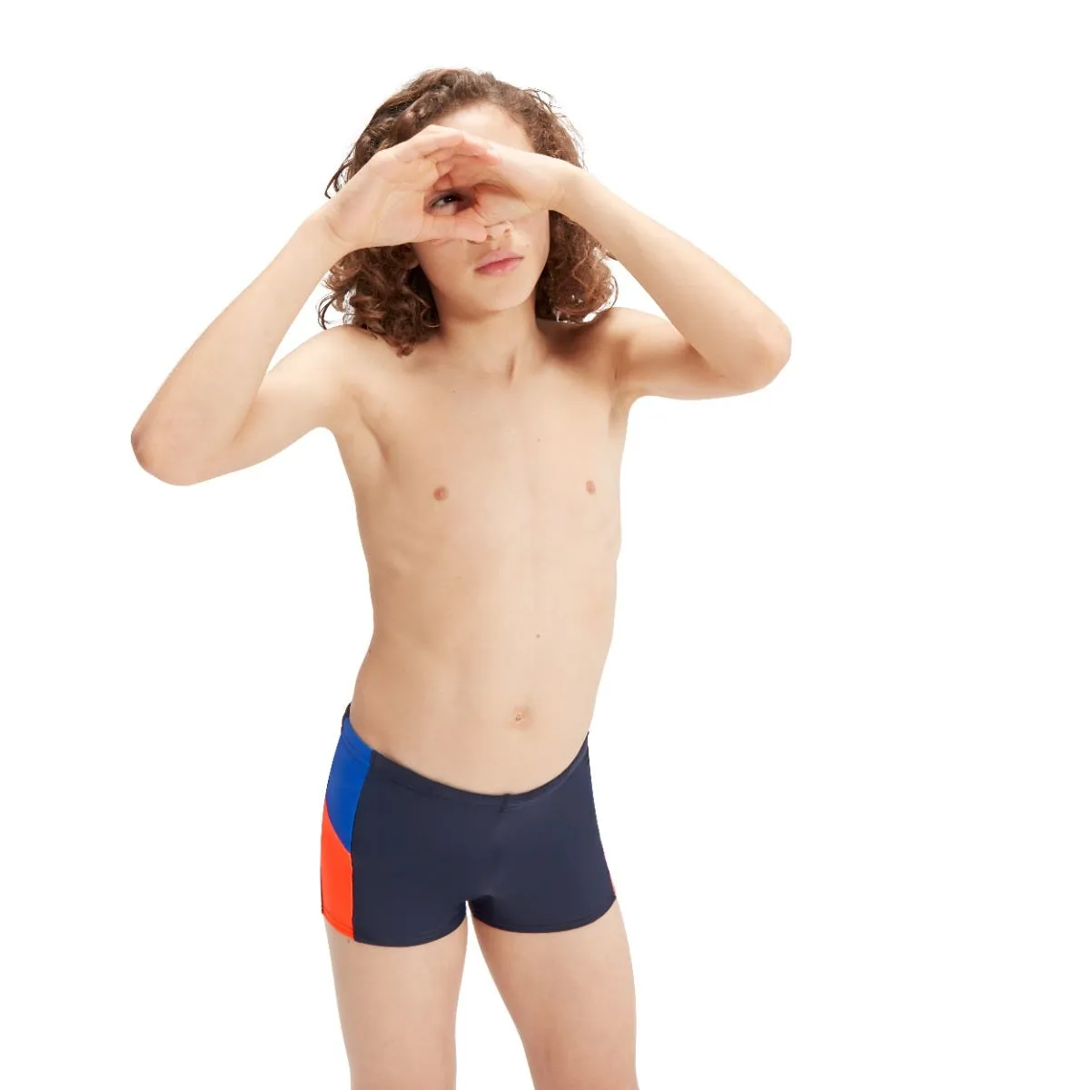 Traje de Baño Niño Natación Speedo Dive Aquashort Azul