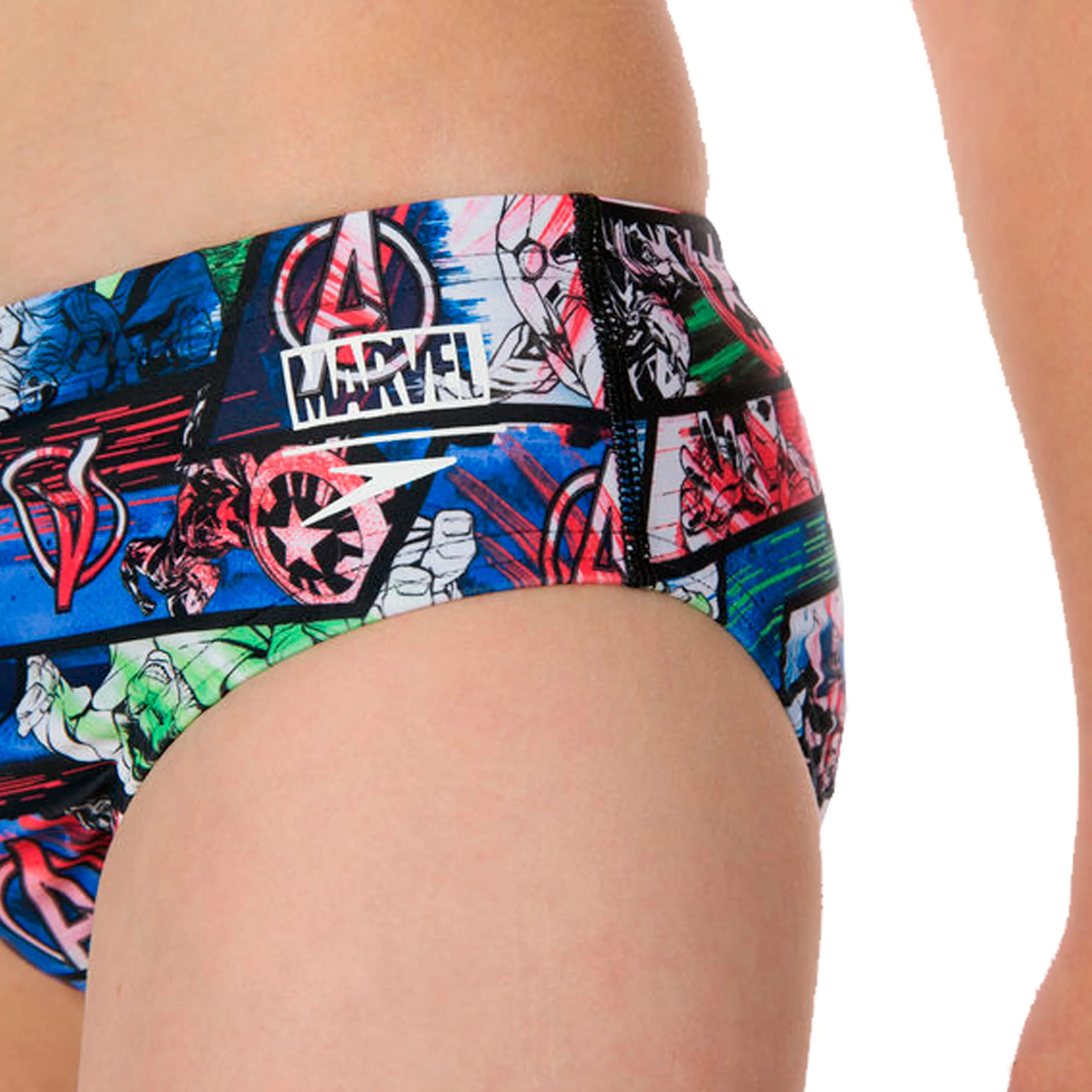 Traje de Baño Niño Speedo Marvel Avengers Allover Brief Multicolor