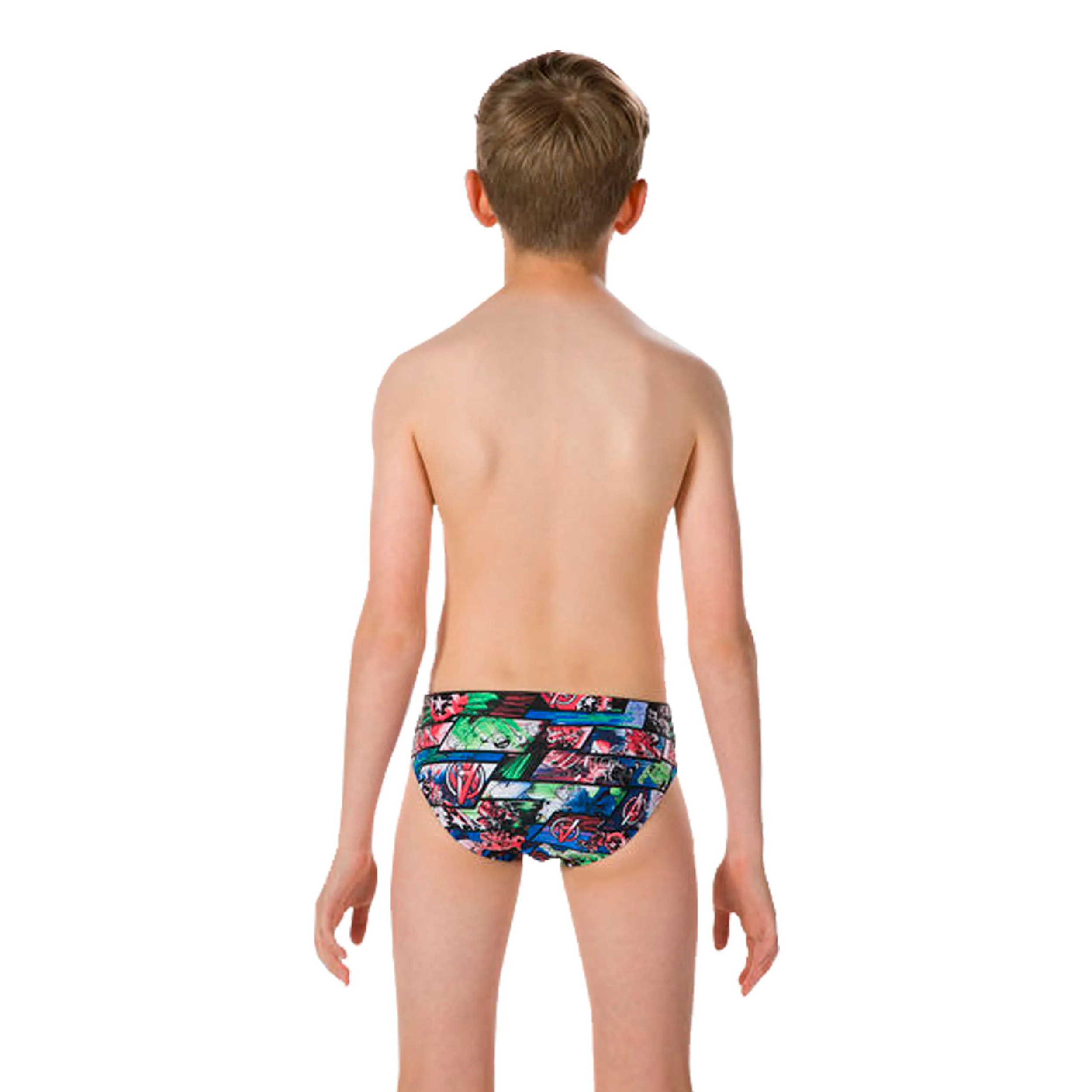 Traje de Baño Niño Speedo Marvel Avengers Allover Brief Multicolor